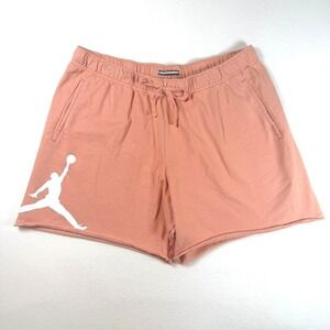 Jordan Essentials Mens Fleece Shorts Arctic Orange Jumpman DM1359-824 3XL